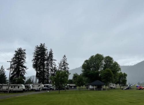 RVs at campground