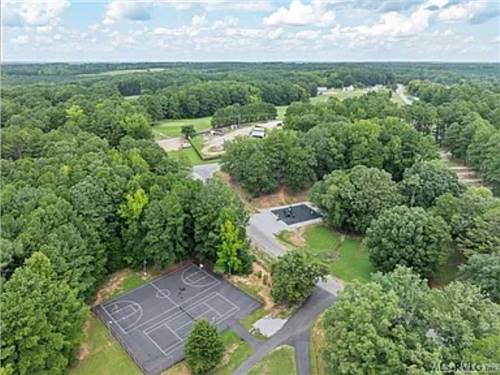 Aerial view of the park