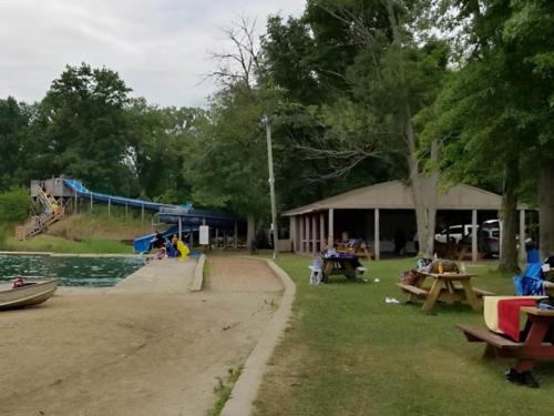 Panic area near water park at Winona Lake Campground