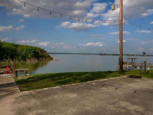 Lake view at site Lake Corpus Christi RV Resort