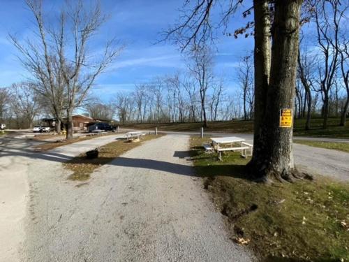 Open RV space at site Camper Village RV Park