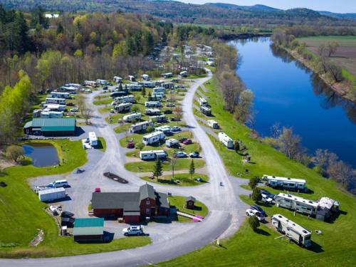 Aerial View at RIVER MEADOW CAMPGROUND