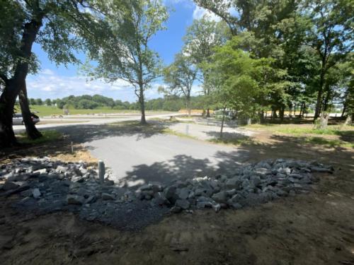 Open RV space at site The Driftwoods