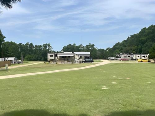 Parked RV's at site Rest-A-Spell RV Park