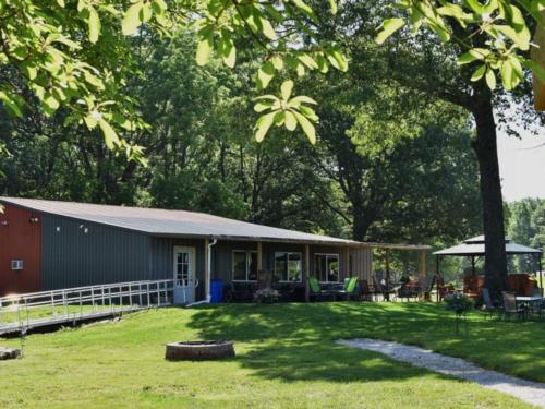 Large building with ramp at HOPEWELL BRIDGE WINERY & RV PARK