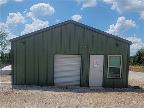 The office building at The Escapes RV Park & Storage