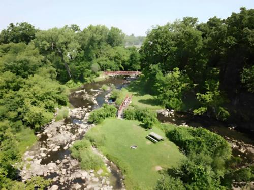 Creek at site Swift Falls County Park