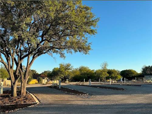 Several gravel sites