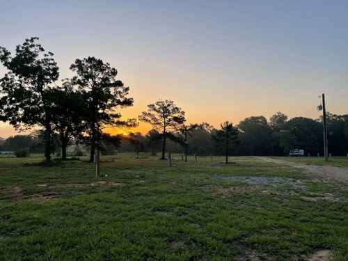 Sunset at the park Wiregrass RV Park