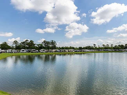 View of the water at Community RV Resorts Corpus Christi