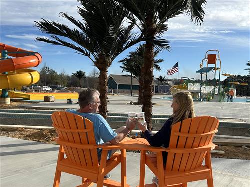 Couple relaxing