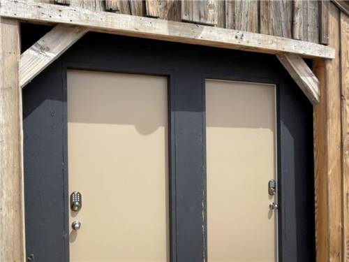 Outside the bathroom