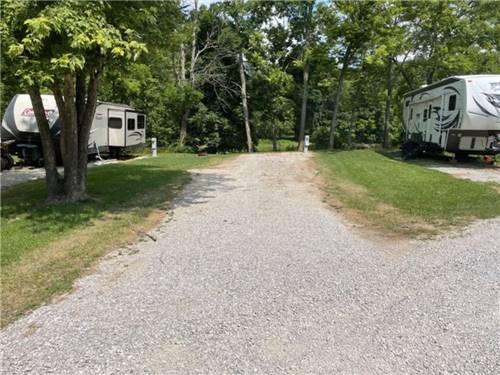 Fork in the gravel road