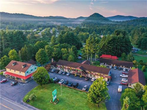 Aerial view of grounds