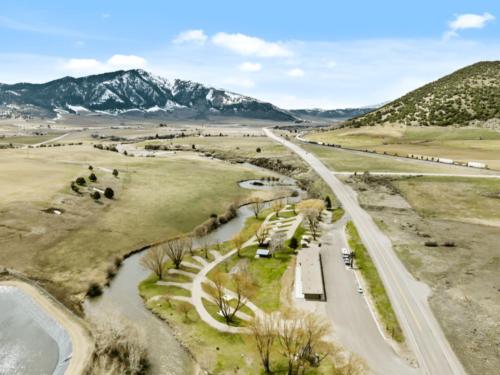 Overhead view at Lost Trail