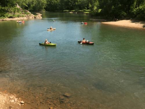 Lake play at River Run Resort and Recreation