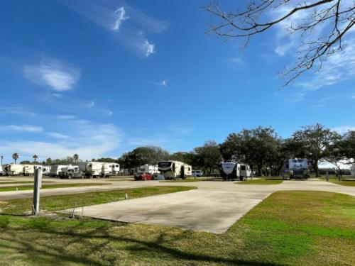 Open RV space at site Quilly's Cozy Traveler RV Park