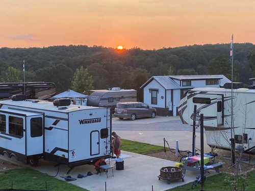 RV site at Piney River RV Resort