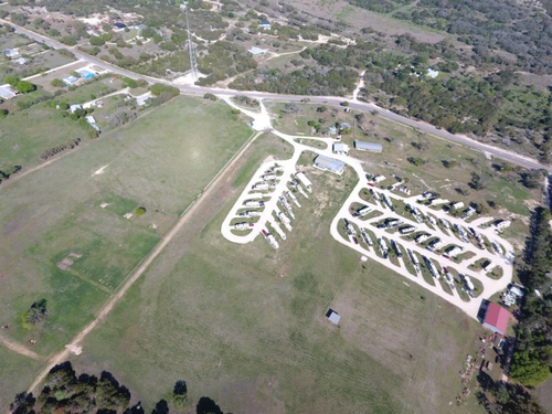 Aerial view of the park