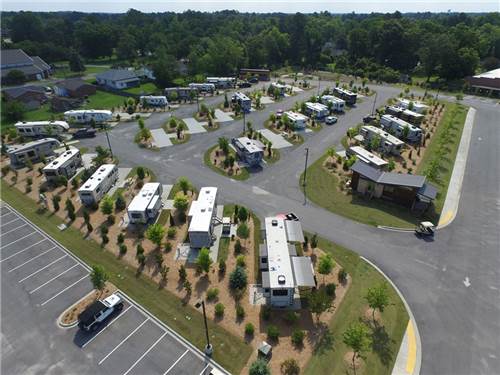 Aerial view of sites