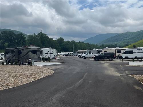 Road leading to sites