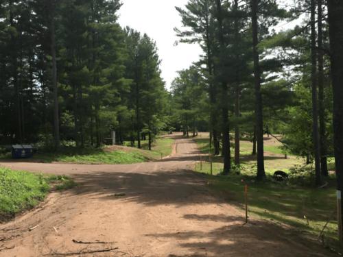 Dirt roads at Anchor Campgrounds