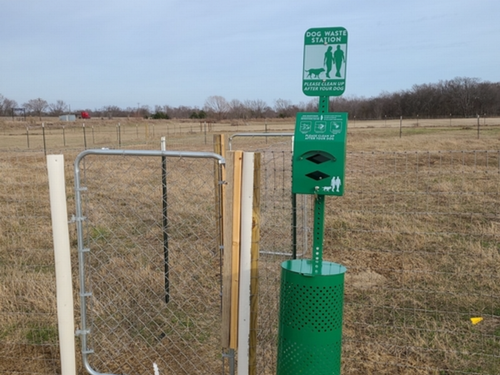 Dog bags at Arc RV Park
