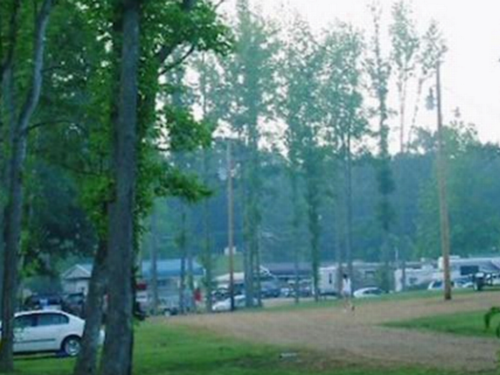 Morning at the campground Hidden Creek Resort & Campground