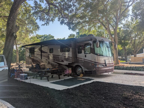 RV site at Fort Morgan RV Park