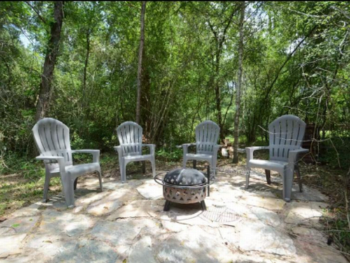 Fire pit at RV Resort at Walnut Creek