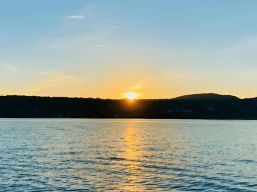 Lake view at site 10 Acres Campground
