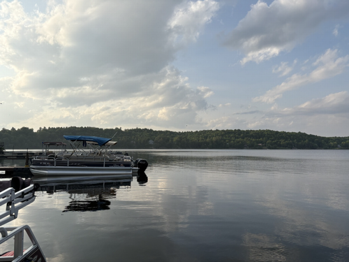 Waterfront sites at Back Bay Campground