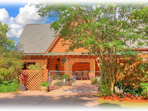 Gated rental cabin at Cabin on the Lake
