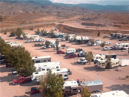 Aerial view over the campground at SOUTH FORTY RV PARK