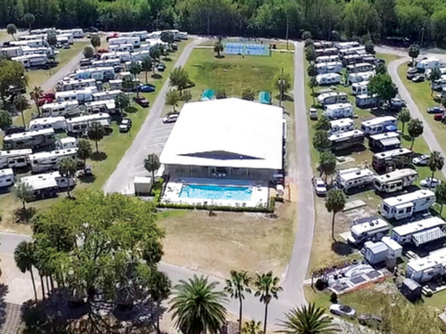 Overview of the park Wekiva Falls RV Resort