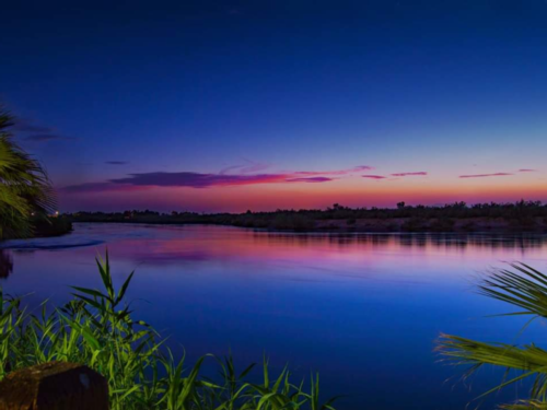 Sunset at The Palms at River Edge