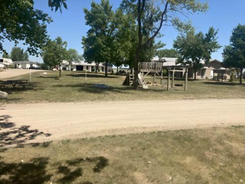 Play area at site Camp Dakotah