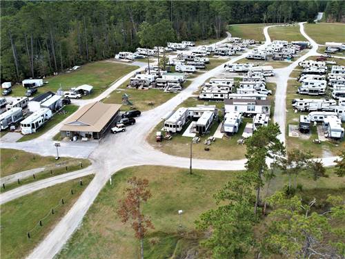 Aerial view of sites