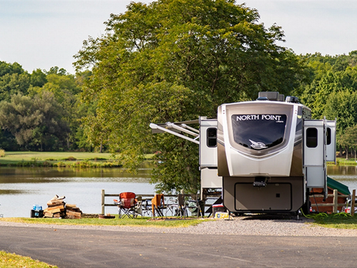 RV site at Yogi Bear's Jellystone Park Clay's Resort
