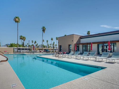 Aerial view Rosehaven Estates & RV Resort