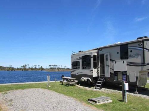 Site by the water at The Refuge on Roanoke Island