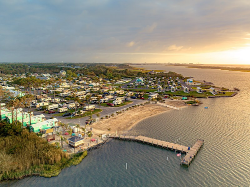 View of the park from above Sun Outdoors Ocean City