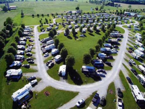 Aerial view of the park at Alice Springs RV Park & Resort