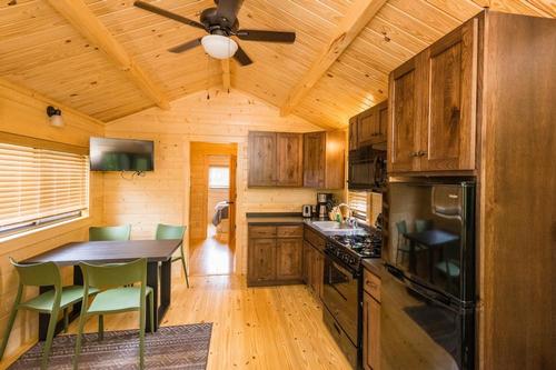 Inside the rental Kittatinny Campgrounds