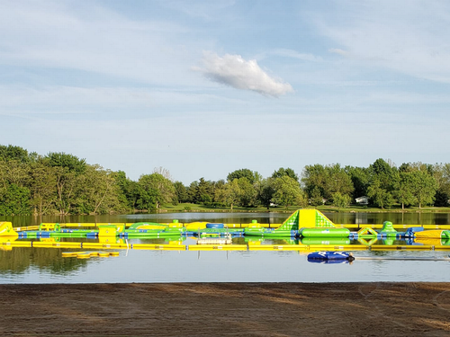 Water toys at Yogi Bear's Jellystone Park at Pine Lakes