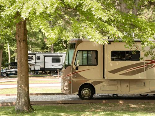 RV sites at Benner's Meadow Run RV Campground
