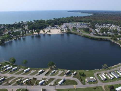 Site by the water Sun Retreats Sherkston Shores