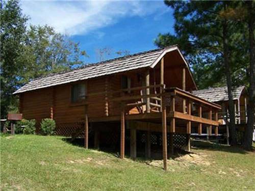 Cabins with decks at TALLAHASSEE EAST CAMPGROUND