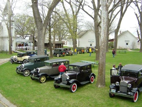 Classic cars at PIONEER VILLAGE CAMPGROUND