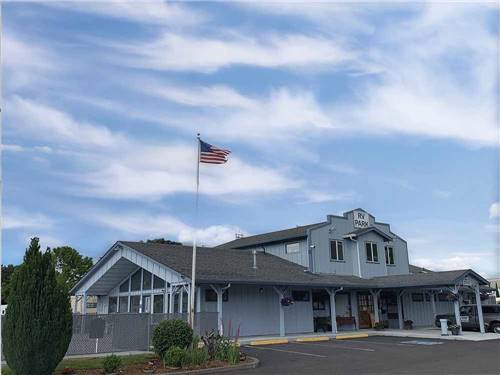 The front main building at PORTLAND WOODBURN RV PARK